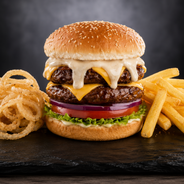 Cheddamelt Burger - Double