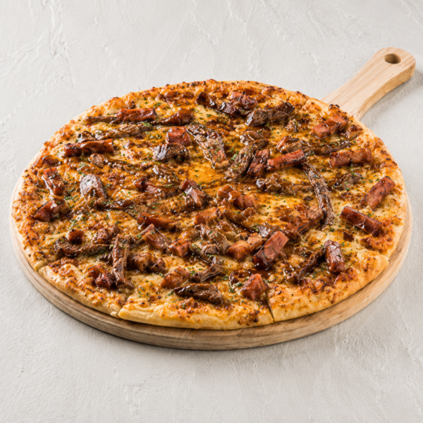 Rib & Steak Pizza