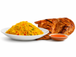 1/2 Chicken, Spicy Rice & Sauce - Image 2