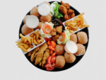 Fried Platter (12 Spicy Wings + 12 Sliders + 12 Strips + 12 Chicken Pops + 4 Portions Chips + 3 Dips)