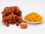 Full Chicken, Spicy Rice & Sauce - Image 3