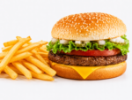 Classic Cheese Burger & Chips - Image 3