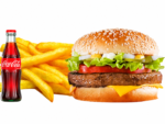 Clasic Cheese Burger Meal + Chips - Image 5