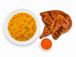 1/2 Chicken, Spicy Rice & Sauce - Image 4