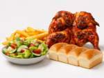 Value Meal - Full Grilled Chicken, 4 Buddy Loaves, Green Salads & Chips - Image 4