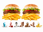 Dinner Date - 2 Classic Burgers + 2 Portion Chips + 2 Milkshakes - Image 2