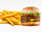 Double Classic Cheese Burger & Chips