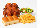 Value Meal - Full Grilled Chicken, 4 Buddy Loaves, Green Salads & Chips - Image 5