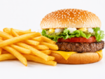 Classic Cheese Burger & Chips