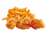 Spicy Wings Snack ( 4 Spicy Wings + Chips)
