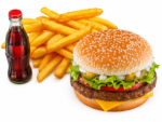 Clasic Cheese Burger Meal + Chips - Image 3
