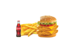 Big Man Burger Meal with Chips & Cold Drink - Image 5