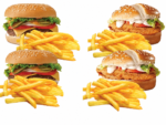 Woza Wednesday - Buy Beef Burger  or Chicken Burger with Chips, Get 1 free