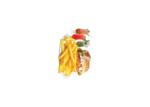 Crispy Chicken Burger Meal with Chips & Mojito - Image 2