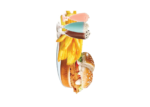 Crispy Chicken Burger with Chips & Milkshake - Image 2