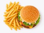 Classic Cheese Burger & Chips - Image 4