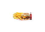 Dunked Burger Meal with Chips &  Cold Drink