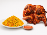 Full Chicken, Spicy Rice & Sauce