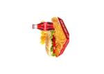 Fully Loaded Burger Box Meal with Chips, Chicken Piece & Cold Drink - Image 3