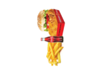 Fully Loaded Wing Box Meal with Chips & Cold Drink - Image 3