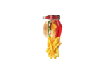 Hawaian Burger Meal with Chips & Cold Drink - Image 3
