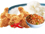 6 Spicy Wings + PAP