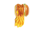 Triple Burger + Chips - Image 2