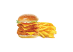 Triple Burger + Chips