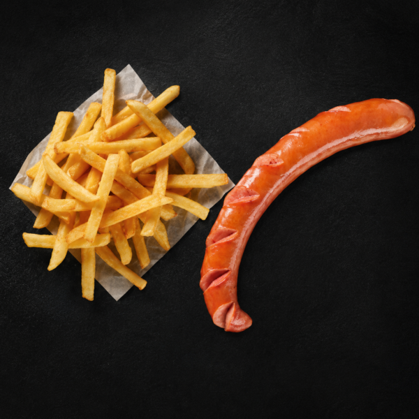 Footlong Russian & Small Chips (320g)